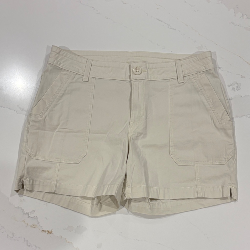 NWOT Prana Women's Tan Trouser Shorts